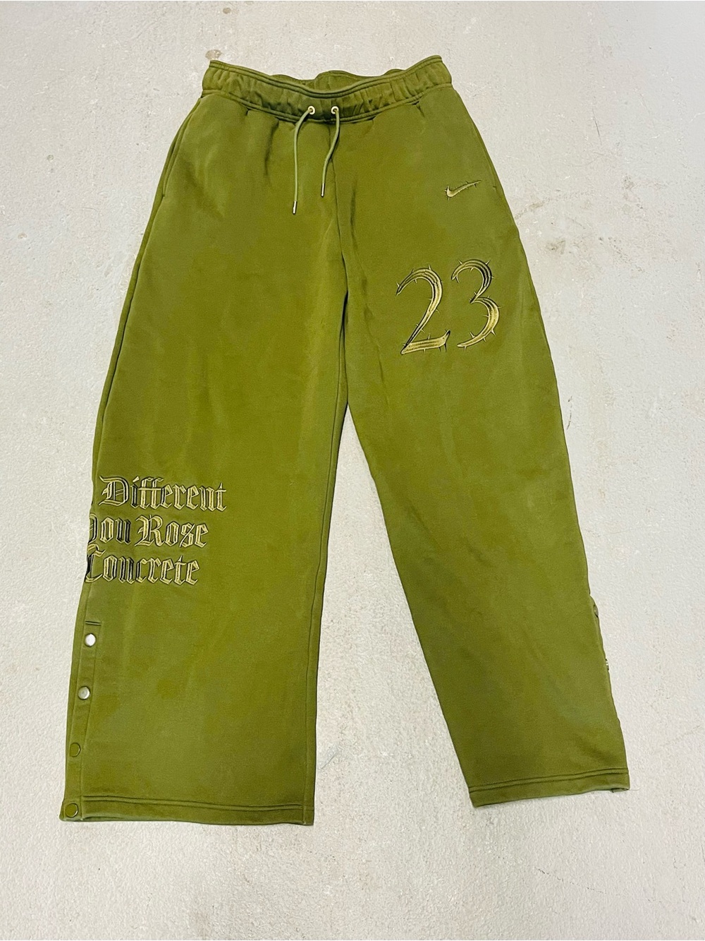 Air Jordan x Teyana Taylor “Rough Green” Fleece Sweatpants
